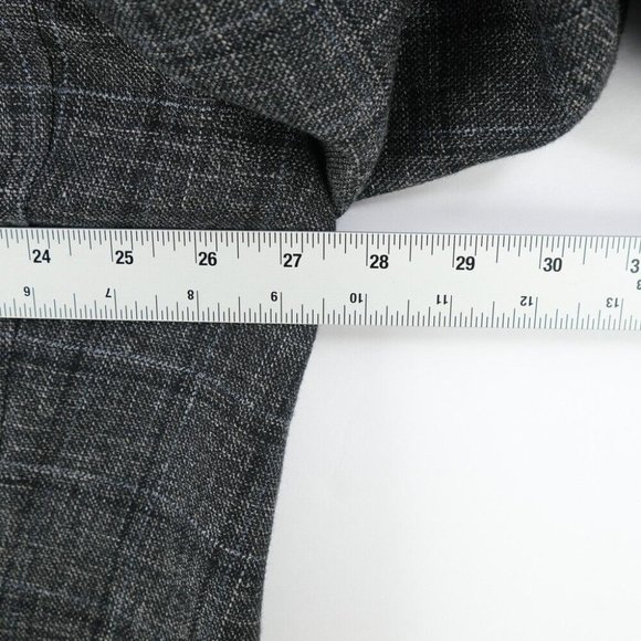 Modern Hickey Freeman Custom Sport Coat Men 53R Knit Wool USA Suit Jacket Gray - Picture 7 of 12